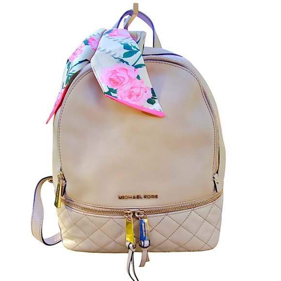 LOW START Michael Kors Medium Rhea Backpack $398 Retail - Picture 1 of 12